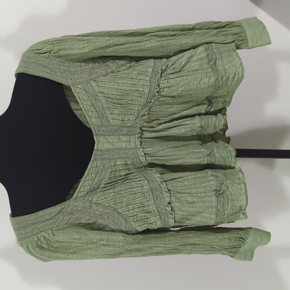 AEO Green Blouse